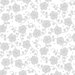 Digital scan of white-on-white fabric featuring dots that form flower and vines swirls.