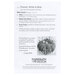 Back of the pattern listing project specifications and requirements.