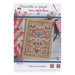 Front of pattern showing a picture of the completed project staged with patriotic decor.