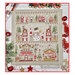 The completed project staged with coordinating holiday decor.