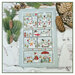 The completed project staged with coordinating winter and holiday decor.