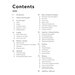 A peek at the contents page of the book.