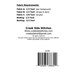 Back of pattern listing fabric requirements.