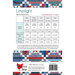 The back side of the pattern showing required materials.