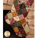 A close up shot of the bottom of the stocking, demonstrating the fusible patchwork design.