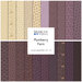 A collection of 20 fat quarters in various shades of purple and cream, featuring floral patterns, labeled Plumberry Farm by Marcus Fabrics.