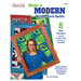 The front of the Make it Modern With 3-Yard Quilts book, featuring Fran Morgan holding a large picture frame with a quilt inside.