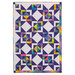 A full digital image of the Gemstones quilt design.