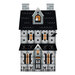 A virtual rendering of the felt countdown haunted house panel from the fabric collection Frank and Friends.