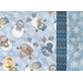 A super close up on the pillowcase showing fabric and piecing details.