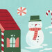 An 8 x 8 swatch of the christmas panel. 