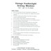 Back of the pattern listing project requirements.