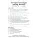 Back of the pattern listing project requirements.