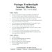 Back of the pattern listing project requirements.
