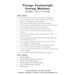 Back of the pattern listing project requirements.