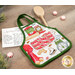 A stylized shot of one of the hot pads, staged with candy, a wooden spoon, and a recipe card.