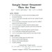 Back cover of pattern listing project requirements.