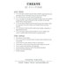 Back cover of pattern, listing project requirements.