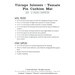Back cover of pattern, listing project requirements.