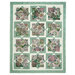 A full digital image of the Elation quilt design.