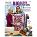 The front of the Big Block 3-Yard Quilts book, featuring Donna Robertson and Fran Morgan holding up a quilt and standing in front of their sewing table.