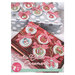 The front of the Cookie Cutter Ornaments pattern book by its sew Emma featuring examples of all 12 projects in the book.  