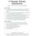 Back cover of pattern listing project requirements.