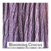 A purple swatch of Classic Colorworks floss. 