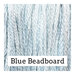A icy blue swatch of Classic Colorworks floss. 