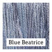 A gray blue swatch of Classic Colorworks floss. 