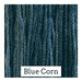 A indigo blue swatch of Classic Colorworks floss. 
