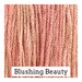 A peach pink swatch of Classic Colorworks floss. 