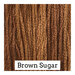 A medium brown swatch of Classic Colorworks floss. 