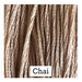 A latte brown swatch of Classic Colorworks floss. 