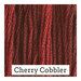 A cherry red swatch of Classic Colorworks floss. 