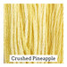 A yellow swatch of Classic Colorworks floss. 