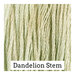 A light green swatch of Classic Colorworks floss. 