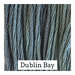 A muted cobalt blue swatch of Classic Colorworks floss. 