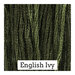 A forest green swatch of Classic Colorworks floss. 