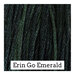 A emerald green swatch of Classic Colorworks floss. 