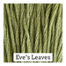 A light leaf green swatch of Classic Colorworks floss. 