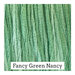 A mint green swatch of Classic Colorworks floss. 