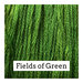 A bright green swatch of Classic Colorworks floss. 