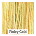 A yellow swatch of Classic Colorworks floss. 