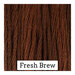 A coffee brown swatch of Classic Colorworks floss.