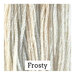 A white swatch of Classic Colorworks floss.
