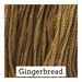 A suede brown swatch of Classic Colorworks floss. 