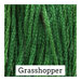 Swatch with green threads