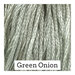Swatch with very pale sage threads