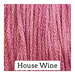A pink swatch of Classic Colorworks floss. 